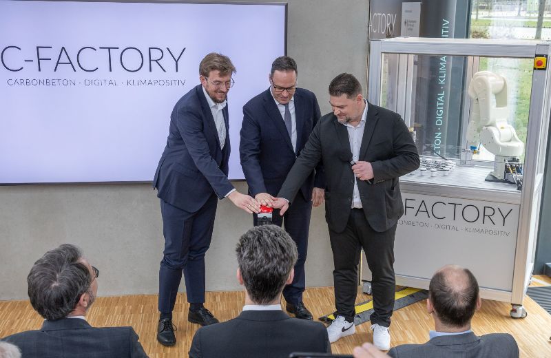 Offizieller Startschuss für das Forschungsprojekt C-Factory im Rahmen der Pressekonferenz